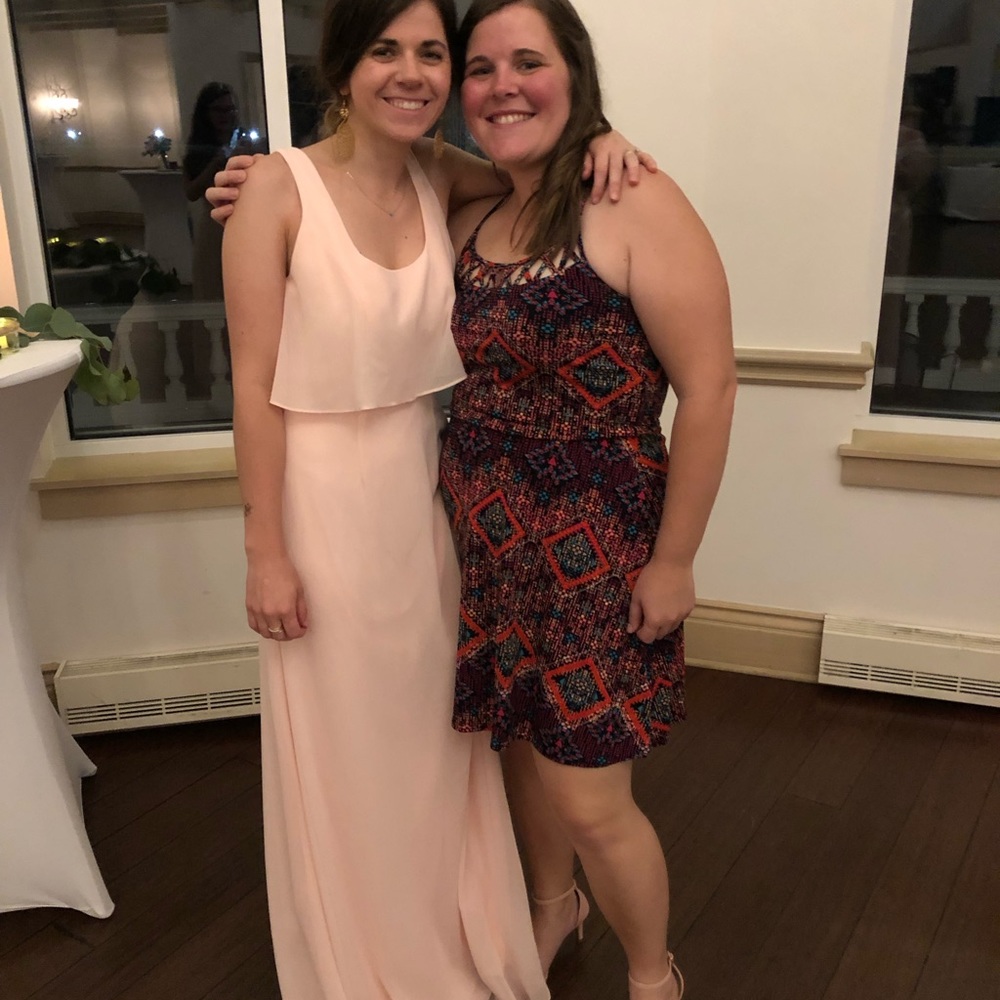 David’s Bridal size 2 dress—color: petal